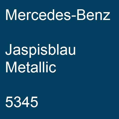 Mercedes-Benz, Jaspisblau Metallic, 5345.